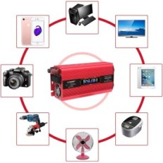 Lvyuan 24V, 230V, 1500W / 3000W Inverter, 2 EÚ, výfukové zásuvky