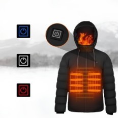 Antarktida Gear Pánská bunda, 16000 mAh, 3xl velikost, černá