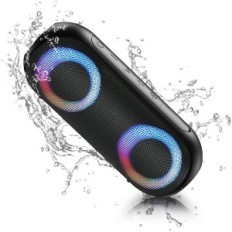 Bluetooth Noteabrick zvučnik s RGB rasvjetom, 30 W, IPX7, Crno
