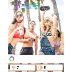 Altoparlante Bluetooth Notabrick con illuminazione RGB, 30 W, IPX7, Nero