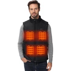 Moška ogrevanje Vest Sevdea 16000mAh 7,4V, XXL Velikost, Black