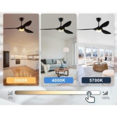 Loftvifte Reiga Yft-7062 med LED Belysning, 132cm