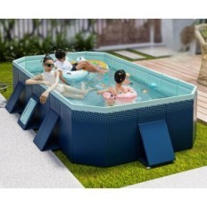 Kyaoayo Laste salv, kokkuklapitavad, sinine, 406 x 230 x 55 cm, kasutatud