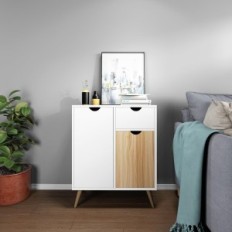 Mondeer komoda ladica, 60 x 30 x 73 cm, bijela