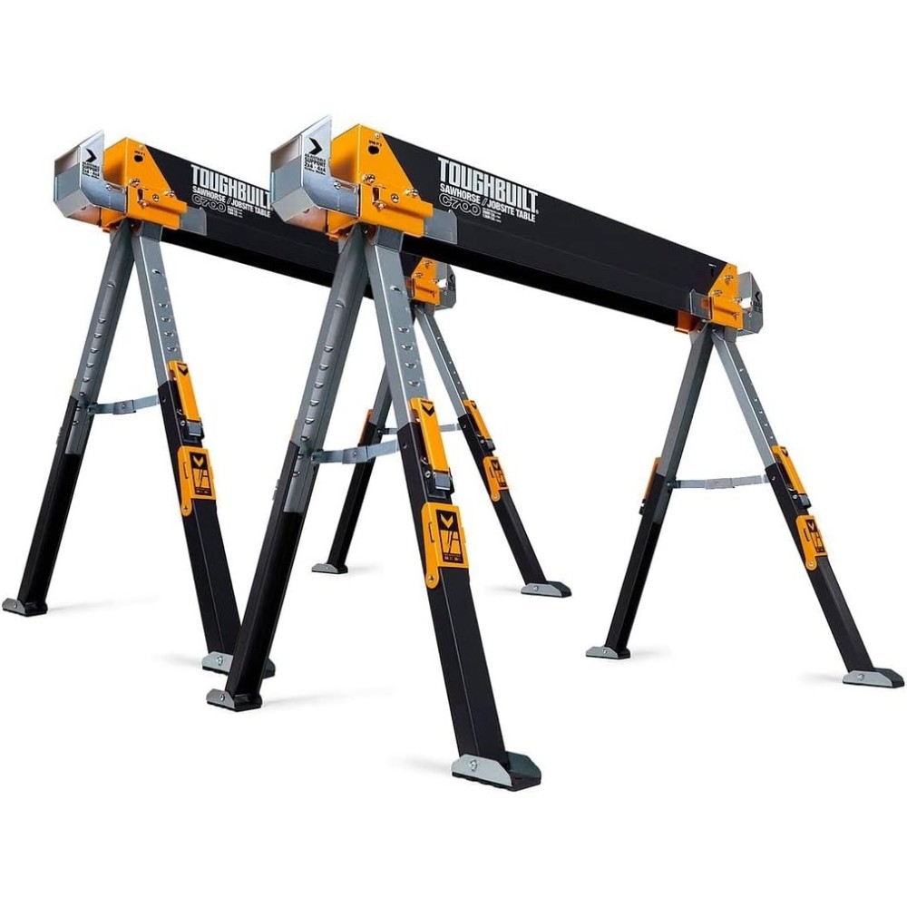 Sammenleggbar Toughbuilt TB-C700-2-de, 1300 pounds, 2 stk.