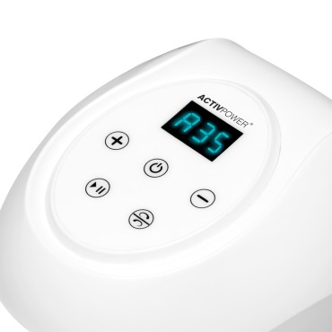 Machine à lime électrique pour ongles Activ Power N20 blanche — gros plan commandes