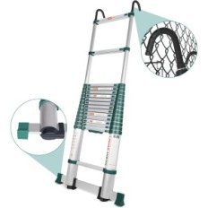 Louak & Hiron Échelle télescopique, 5 mètres, aluminium