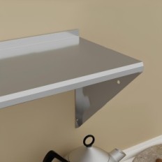 Prateleira de parede Dunlice DLS8030-HK de aço inoxidável 120 x 30 cm, até 80 kg