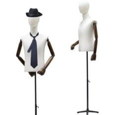 Mandlige Mannequin Zouxikou, Justerbar Højde 140-190 cm