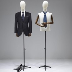 Mandlige Mannequin Zouxikou, Justerbar Højde 140-190 cm