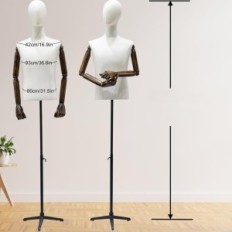 Muški mannequin zouxikou, podesiva visina 140-190 cm