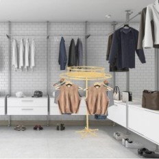 Metall Kleiderbügel Zouxikou, einstellbare Höhe 110-160 cm