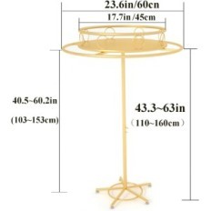Metallkläder Hängare Zouxikou, justerbar 110-160 cm, används