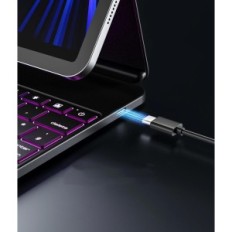 Caja con el teclado Vobafe para iPad Air 13 pulgadas M2 2024, Negro