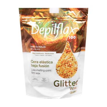 Depilflax gold bead 1 kg — front view
