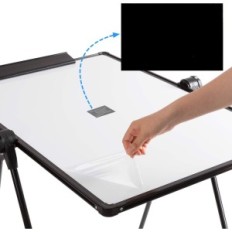 Dobbeltsidet flipchart Dokewors Magnet, 90 cm x 60 cm