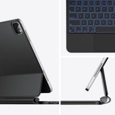 Ninmin tipkovnicu za ipad zraka 11 inča 2024 (m2), crno