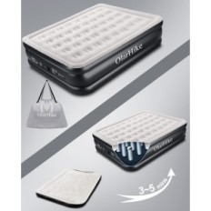Matelas gonflable Alarhike avec une pompe électrique intégrée, 203 x 152 x 46 cm