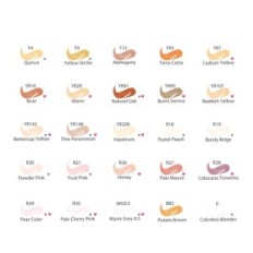 Alcoholische markers ohuhu y30-80400-30, 24 stuks, pastelkleuren, dubbelzijdig