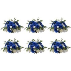 Dekorativa blommor Nuptio för bröllopselement - 6 st. Diameter 13,8 tum