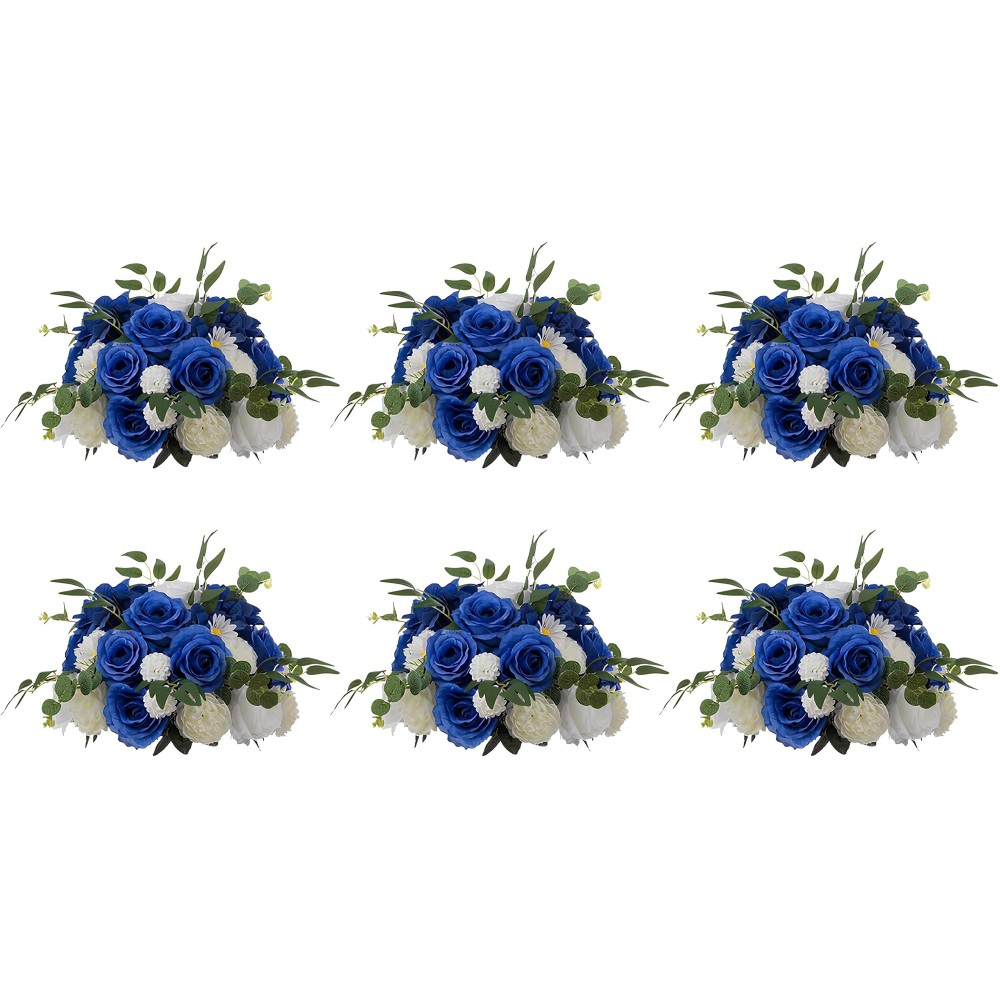 Decorative flowers NUPTIO for wedding elements - 6 pcs. Diameter 13.8 inches