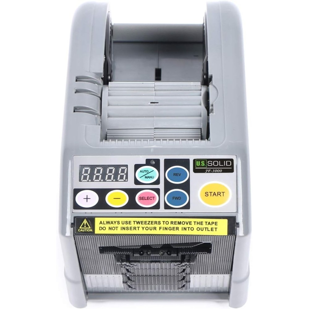 Dispensador de cinta U.S. Sólido JF-3000, Ancho 6-60 mm, 5-999 mm, Exposición