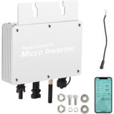 Microcoverter WVC-300W, 300W MPPT, ηλιακό μετατροπέα, WiFi, που χρησιμοποιείται