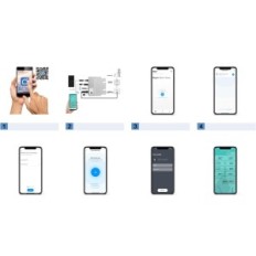 Microverter WVC-300W, 300W MPPT, solarni pretvarač, WiFi