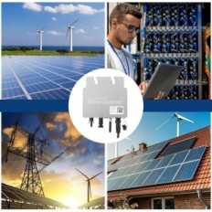 Microcoverter WVC-300W, 300W MPPT, Solar Inverter, WiFi, gebruikt