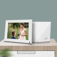 BSIMB Wifi 9 ιντσών ψηφιακό πλαίσιο, με οθόνη αφής IPS, 32 GB, λευκό