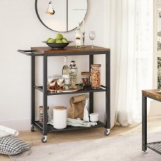 MEERIIL teenindavad käru ratastel, 60 x 40 x 78,5 cm, metallist raam