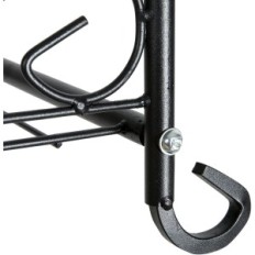 DOEWER VOOR DOEKER, 3 planken, zwart