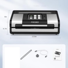 FRESKA V9 15 L / min vakuumsveisemaskin Matkutter med folieskjæringsfunksjon og tørr / våtmodus