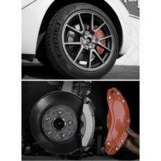 Schijfremklauw 19, 20 "Tbest naar Tesla Model Y, Rood, 4 stuks.