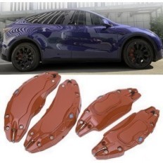 Disc brake caliper 19, 20 "tbest to Tesla model Y, red, 4 pcs.