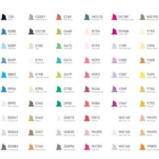 Segnalini Ohuhu Y30-80400-37 60 colori, marcatori con doppia punta, usati