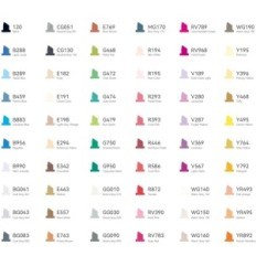 Ohuhu Markers Y30-80400-37 60 colors, Markers with a double tip, Used