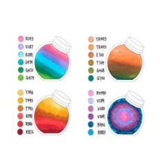 Segnalini Ohuhu Y30-80400-37 60 colori, marcatori con doppia punta, usati