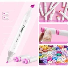 Ohuhu Markers Y30-80400-04, 80 colori, doppie punte con un sacchetto