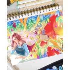 Ohuhu Markers Y30-80400-04, 80 colori, doppie punte con un sacchetto