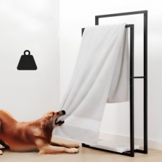 Asciugamani in metallo Gancio Nero Bagno Bagno Porta muro KES BTH501-BK Resistente alla ruggine e all'umidità