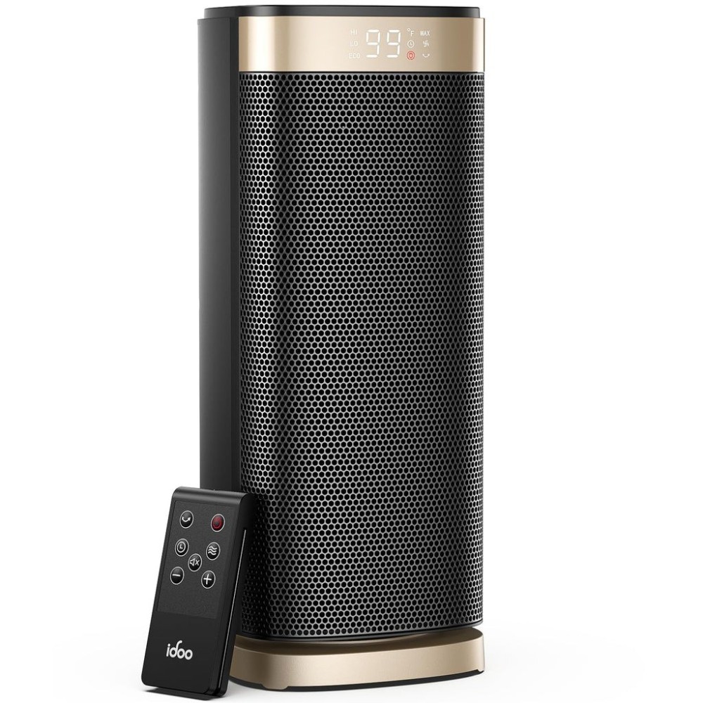 IDOO I-H-03 radiators, ar eko režīmu, taimeri, termostatu, tālvadības pulti