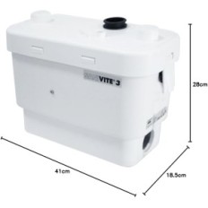 Sanivite SFA 0008 House Pump, 400 W, Hvid, Brugt
