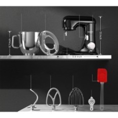 Cucina Robot Kichot, 10 Velocità, Gancio per fare impasto, 4,5 litri