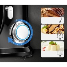 Robot de cocina Kichot, 10 velocidades, gancho para hacer masa, 4,5 litros