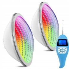 LED uszoda lámpa LyLmLe PAR56 R- PL02- CD20W 12 V, RGB, 20W, 2 db, használt