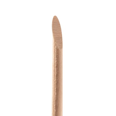 100 pcs. Wooden manicure cuticle sticks 11,5 cm OCHO NAILS — close-up of the handle