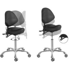 Nazalus chair with backrest 350 pounds black ergonomic office chair with high comfortable and resistant load capacity