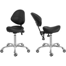 Nazalus-stoel met rugleuning 350 pond Zwarte ergonomische bureaustoel met hoge comfortabele en resistente laadcapaciteit