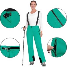 Costume de ski féminin matamyco, imperméable, taille S, vert